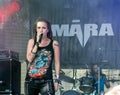 MÃÂra Lisenko, showy singer of Latvian metal band MÃÂra